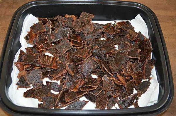 Homemade beef jerky