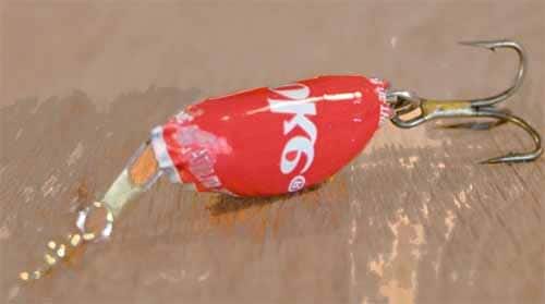 how to make fishing lures out of beer caps