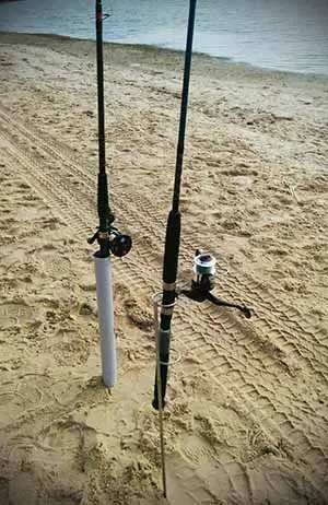 beach fishing rod