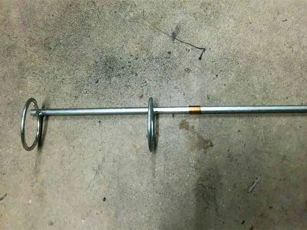 DIY homemade metal fishing rod holder