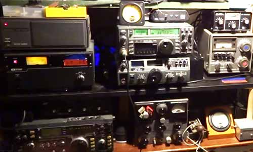 Ham radio setup for long range communications