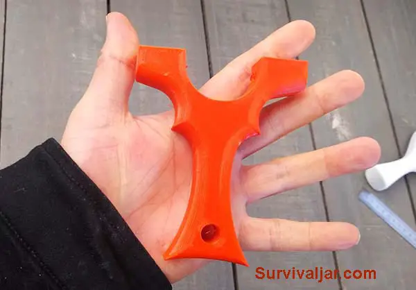 3d Printed Catapult SY-Z3 orange petg