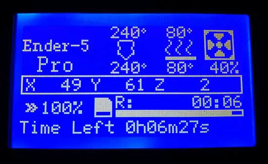 PETG filament printer settings for outdoor use.