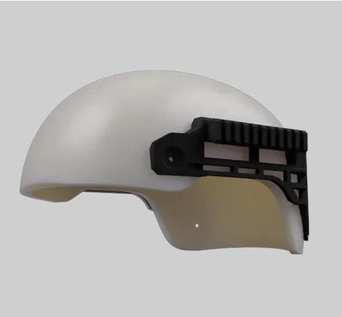 3d printed TACTICAL PRINTED HELMET